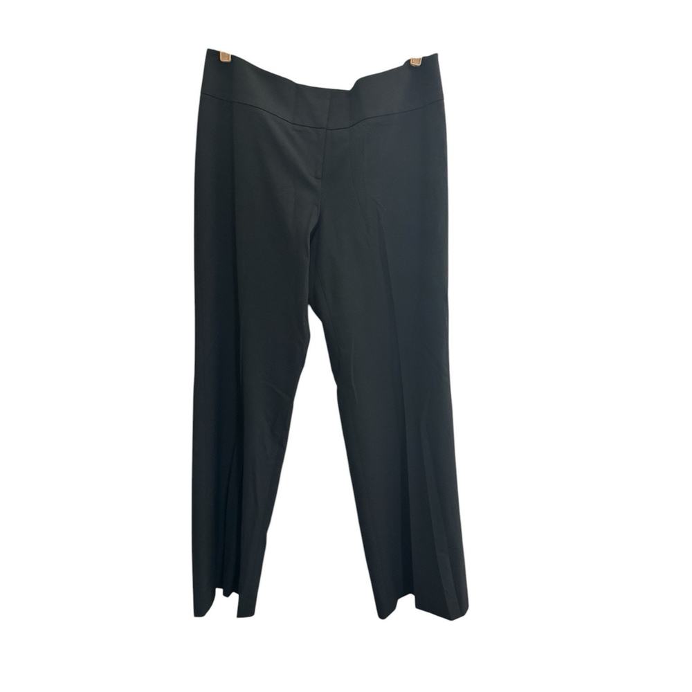 Halogen Pants Womens 14 Black Wide Leg Flare Stretch Casual Work Career #4124